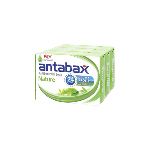 3 x 75g Antabax Soap Bar Nature
