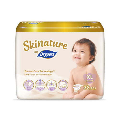 32 pcs Drypers Skinature XL32
