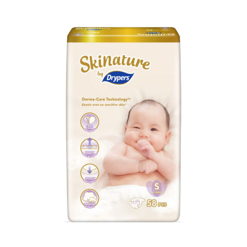 58 pcs Drypers Skinature S58