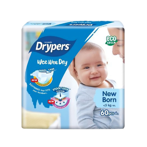 60 pcs Drypers WeeWee Dry NB60