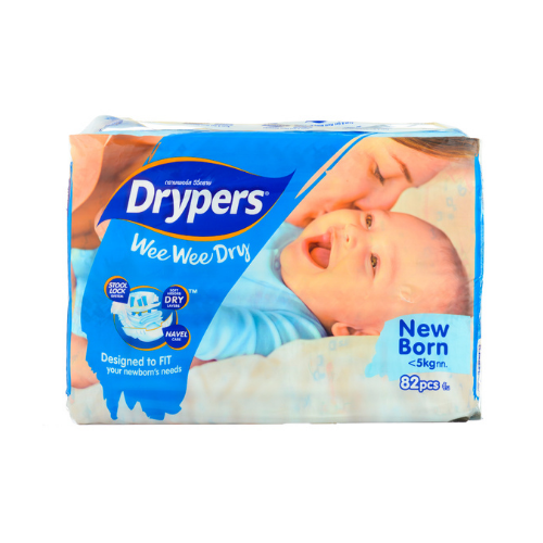80 pcs Drypers WeeWee Dry NB80