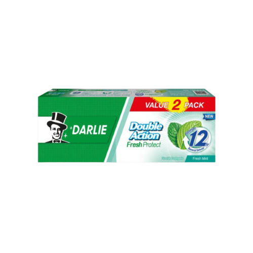 2 x 180g Darlie Double Action Fresh Protect Twin Pack