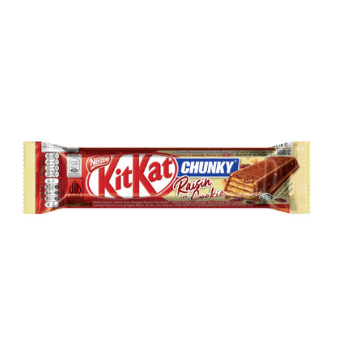38g Kitkat Chunky Raisin & Cookies