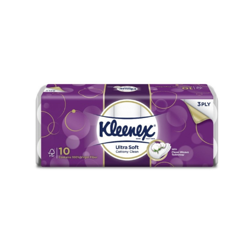 10 rolls Ultra Soft Cottony Clean