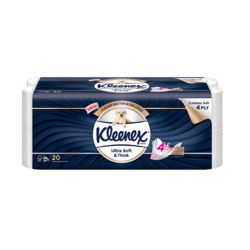 20 rolls Bath Tissue Ultra Soft & Thick 4 Ply
