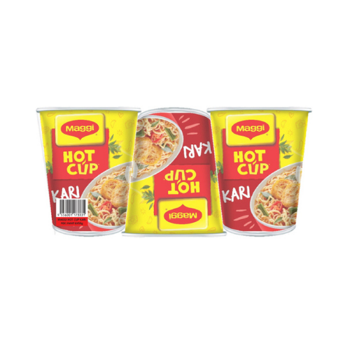 6 x 58g Maggi Hot Cup Curry Multipack