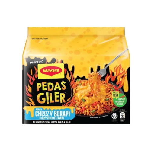 5 x 73g Maggi Pedas Giler Cheese