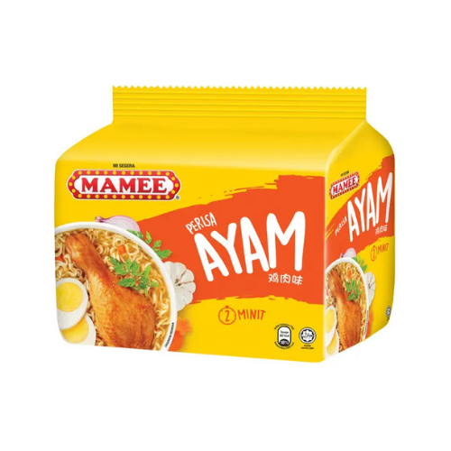 5 x 77g Mamee Basic Chicken Noodle