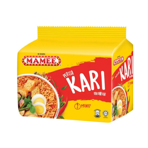 5 x 77g Mamee Basic Curry Noodle
