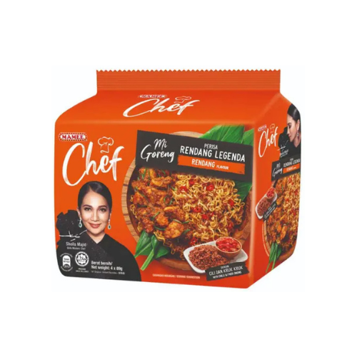 4 x 89g Mamee Chef Rendang Goreng