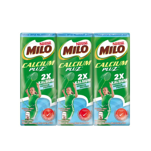 6 x 200ml Milo Act-Go Calcium Pluz UHT