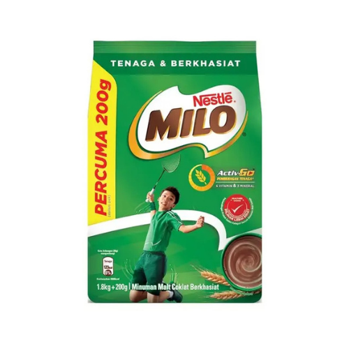 1.8kg FOC 200g Milo Activ-Go HCL