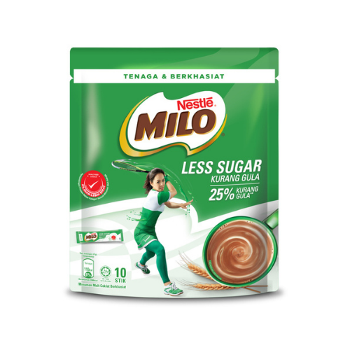 10 x 27g Milo Activ-Go Less Sugar