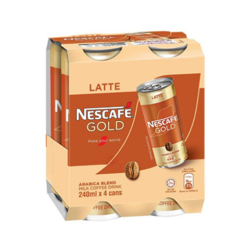 4 x 240ml Nescafe Gold Latte