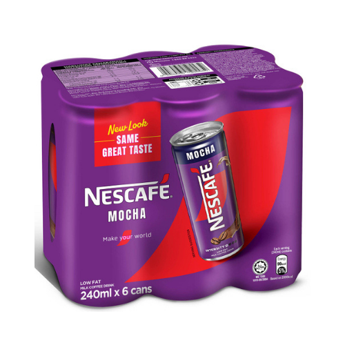 6 x 240ml Nescafe Mocha Can