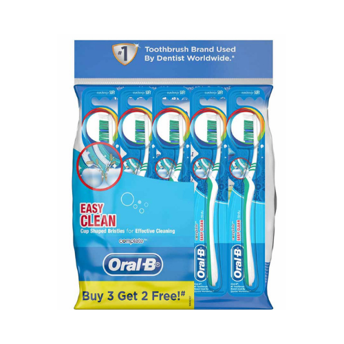 5 pcs Oral B Easy Clean Herbal