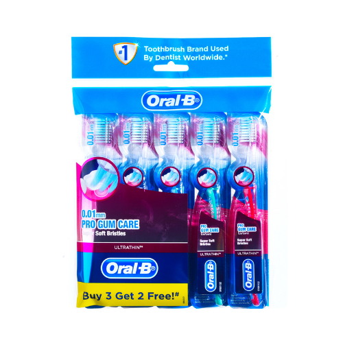 5 pcs Oral B Toothbrush Pro Gum Care