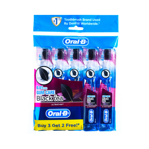5 pcs Oral B Ultrathin Gum Care Black Tea