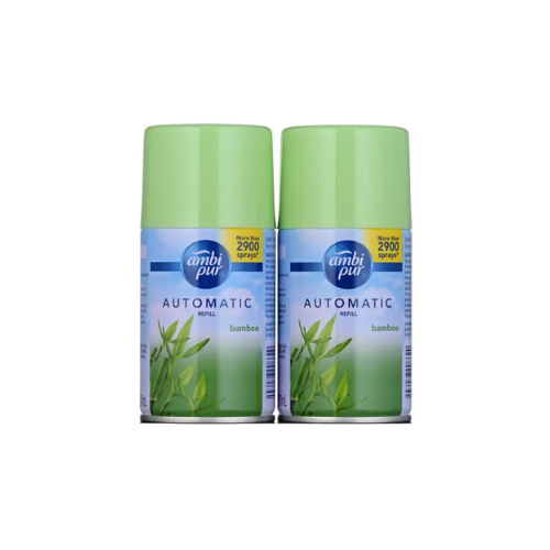 2 x 250ml Ambi Pur Automatic Bamboo Refill