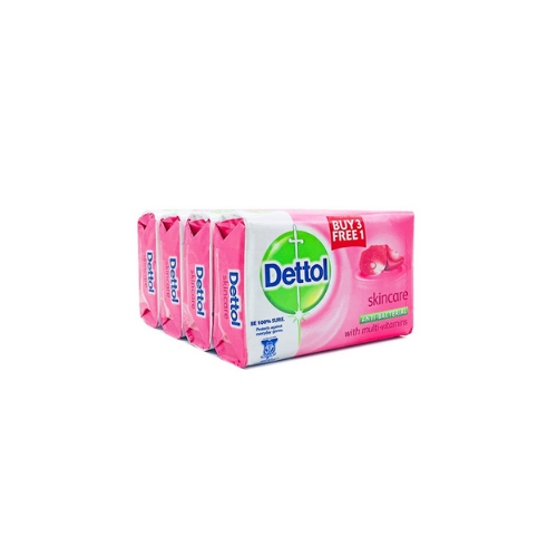 100g Dettol Bar Soap Skincare 3+1