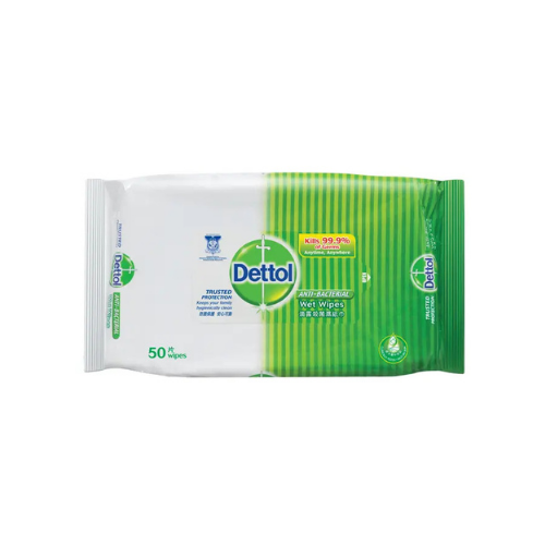 50sheets Dettol Antibacterial Wipes