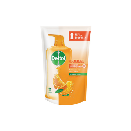 800ml Dettol Shower Gel Refill Pouch Re-Energize