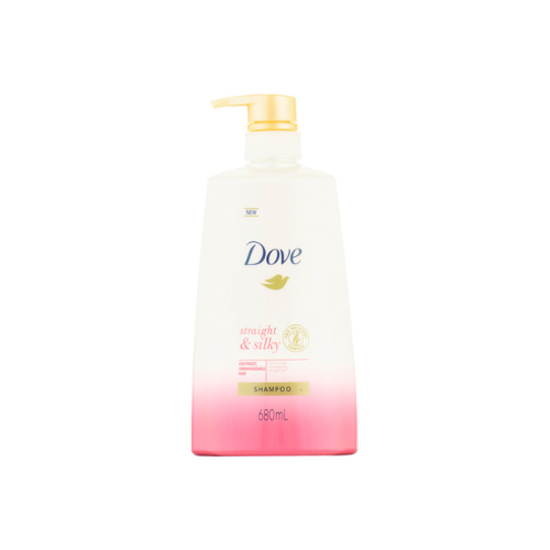 680ml Dove Shampoo Straight & Silky