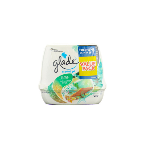 2 x 180g Glade Scented Gel Ocean Escape Twinpack