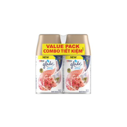 2 x 252ml Glade Auto Spray Refill Sakura