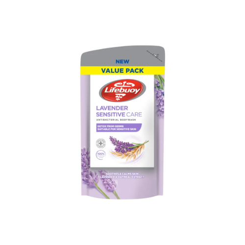 850ml Lifebuoy Body Wash Sensitive Care Lavender Refill