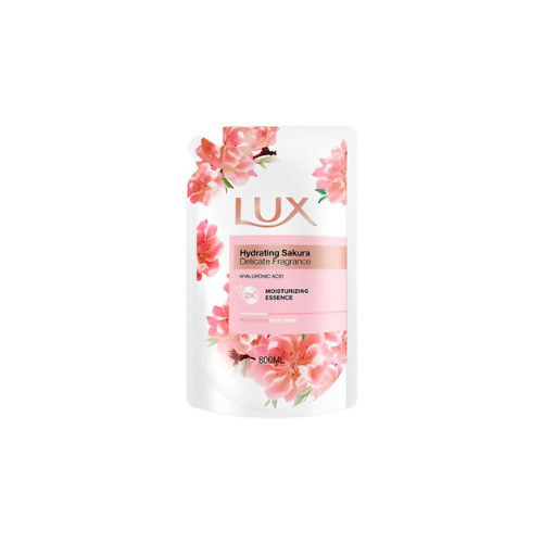 800ml Lux Shower Cream Hydrating Sakura Refill