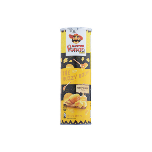 125g Mister Potato Honey Cheese Crisps Can