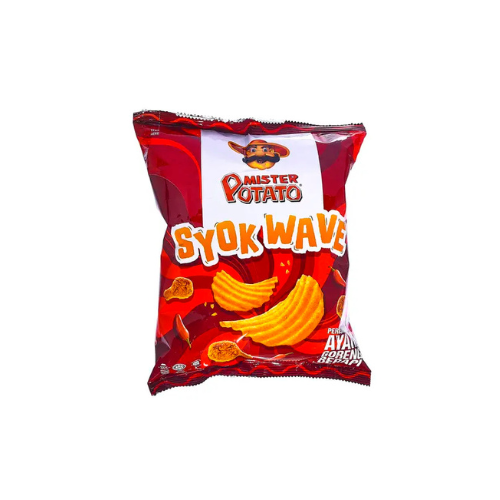 60g Mister Potato Syok Wave Fiery Fried Chicken