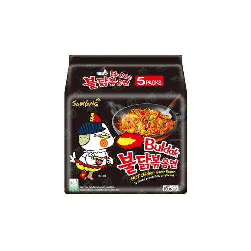 5 x 140g Samyang Hot Chicken Ramen