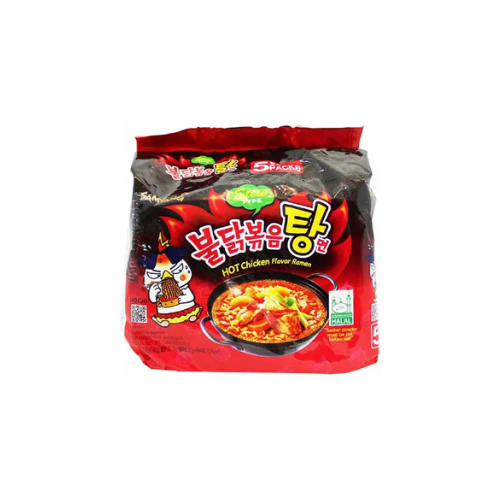 5 x 145g Samyang Hot Chicken Ramen Stew Type