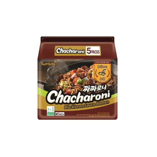 5 x 140g Samyang Chacaroni Blackbean Sauce Ramen