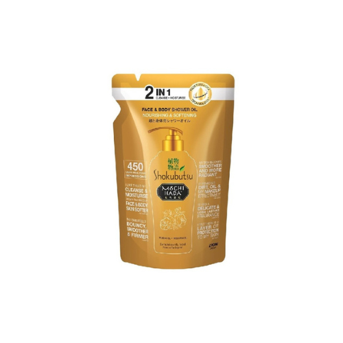450ml Shokubutsu Mochi Hada Face & Body Nourishing & Softening Refill