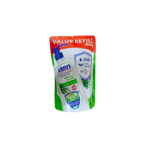 800g Aiken Antibacterial Shower Cream Pouch Protect & Care