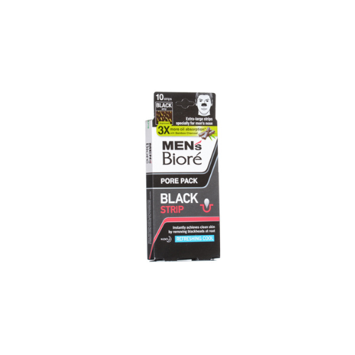 10pcs Biore Men's Pore Pack Black Strip