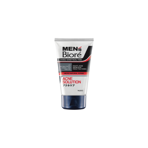 100g Biore Men's Double Scrub Acne Solution