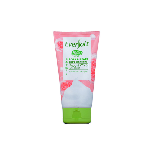 120g Eversoft Mochi Whip Cleanser Rose & Pearl