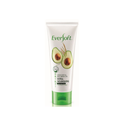 170g Eversoft Avocado + Rice Bran Facial Cleanser