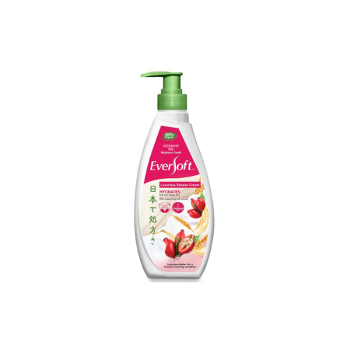 650g Eversoft Rosehip Shower Cream