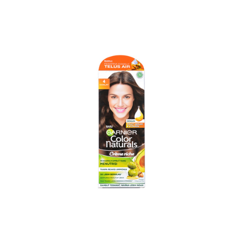 105g Garnier Color Natural Hair Col. 4 Coklat