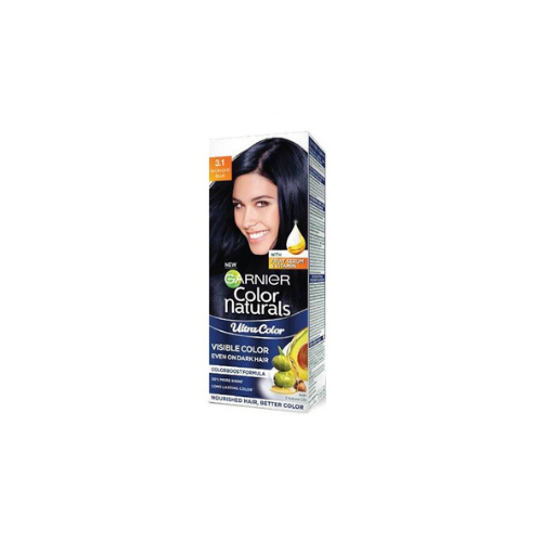 105g Garnier Color Natural Hair Colour 3.1 Midnight Blue