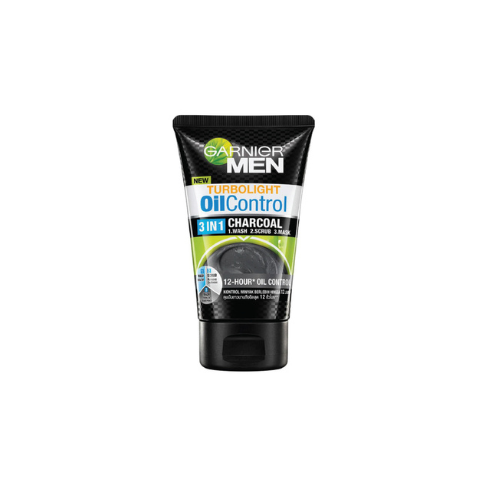 150ml Garnier Men Turbolight 3 In 1 Charcoal Foam