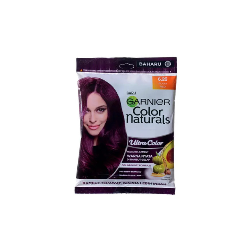 30g Garnier Colour Natural Ultra Color Sachet Col. 6.26 Plum Red
