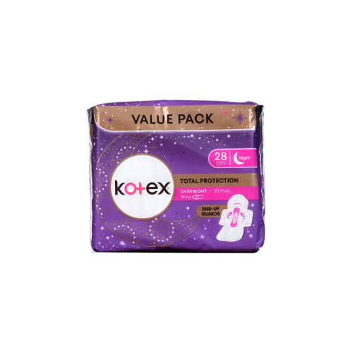 2x14pcs Kotex Soft & Smooth Proactive Overnight Wing 28cm
