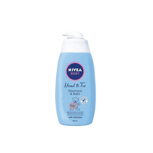 500ml Nivea Baby Head To Toe Shampoo & Bath