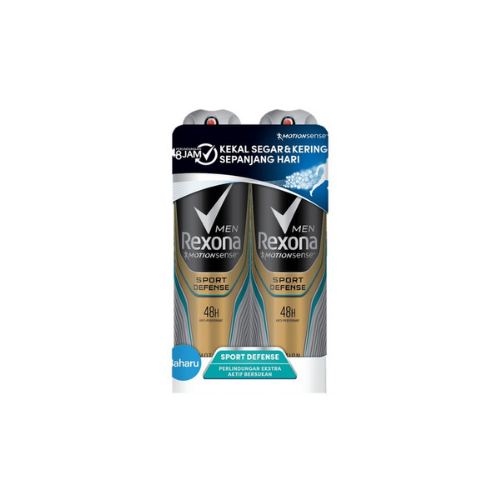 2x135ml Rexona Men Deodorant Spray Sport Defence